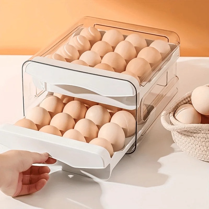 Kitchen Baking Tray Storage - 1pc Boîte de rangement pour œufs