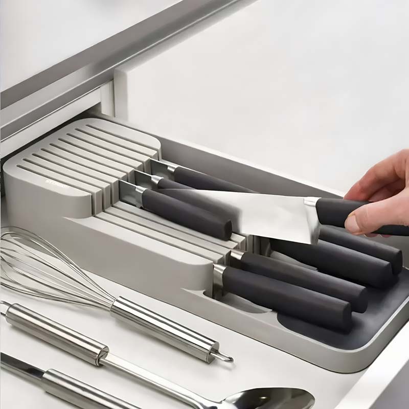 Kitchen Baking Tray Storage - Boîte de rangement pratique pour couteaux