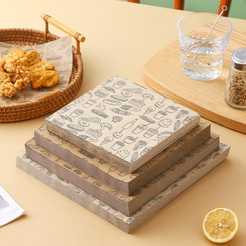 Kitchen Paper For Baking - 100 pièces résistant à l'huile cuisson