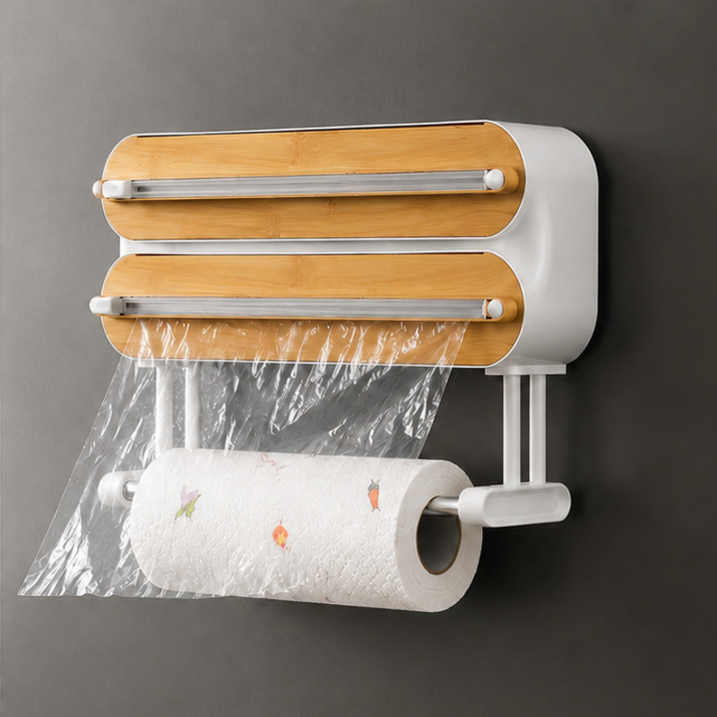 Kitchen Baking Tray Storage - Distributeur de film alimentaire magnétique avec