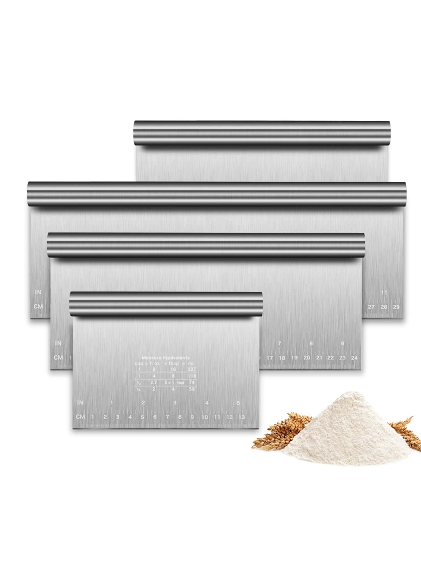 Kitchen And Baking Equipment - Coupe-pâte et racloir de pâtisserie, coupe-pizza