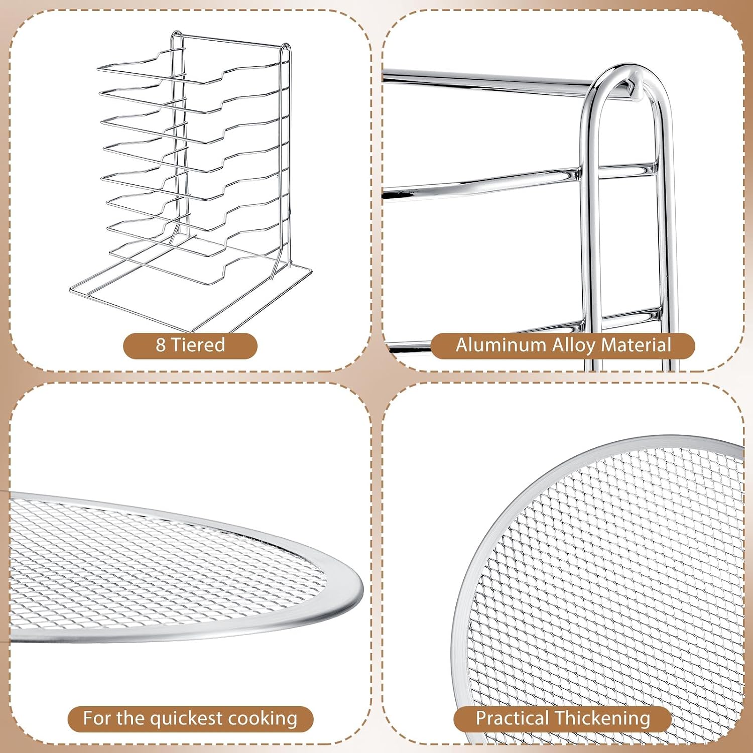 Étagère à pizza à 8 niveaux av - Kitchen And Baking Equipment avis et prix