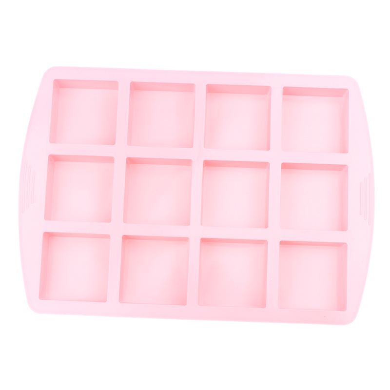 Moules carrés en Silicone à 12 - Silicone Cake Mold avis et prix