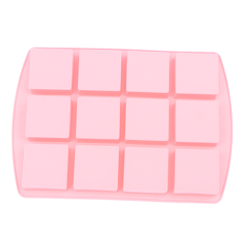 Moules carrés en Silicone à 12 - Silicone Cake Mold avis et prix