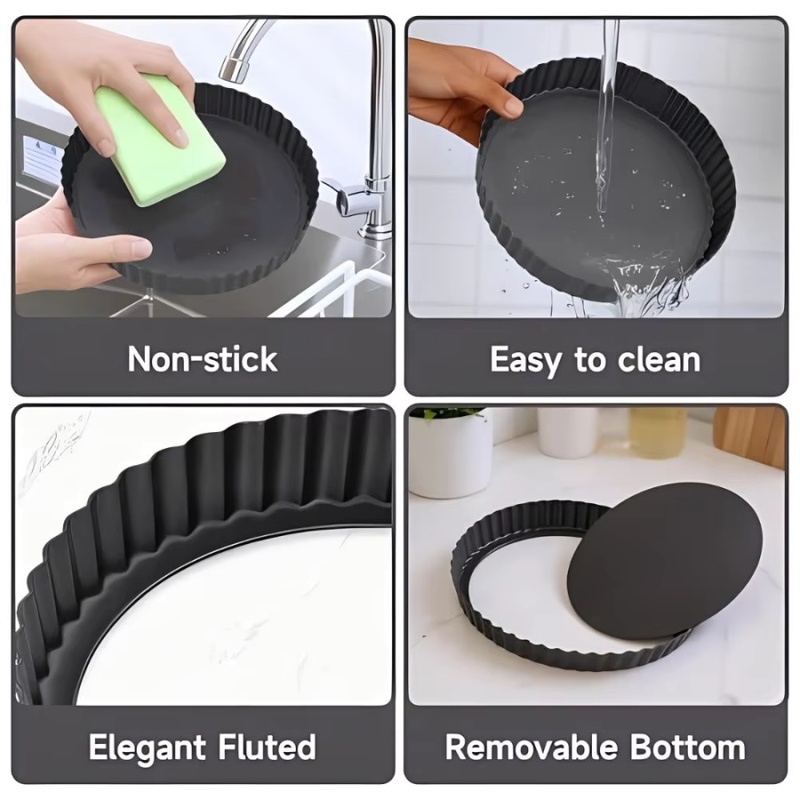1 moule à tarte amovible à fon - Kitchen And Baking Equipment avis et prix